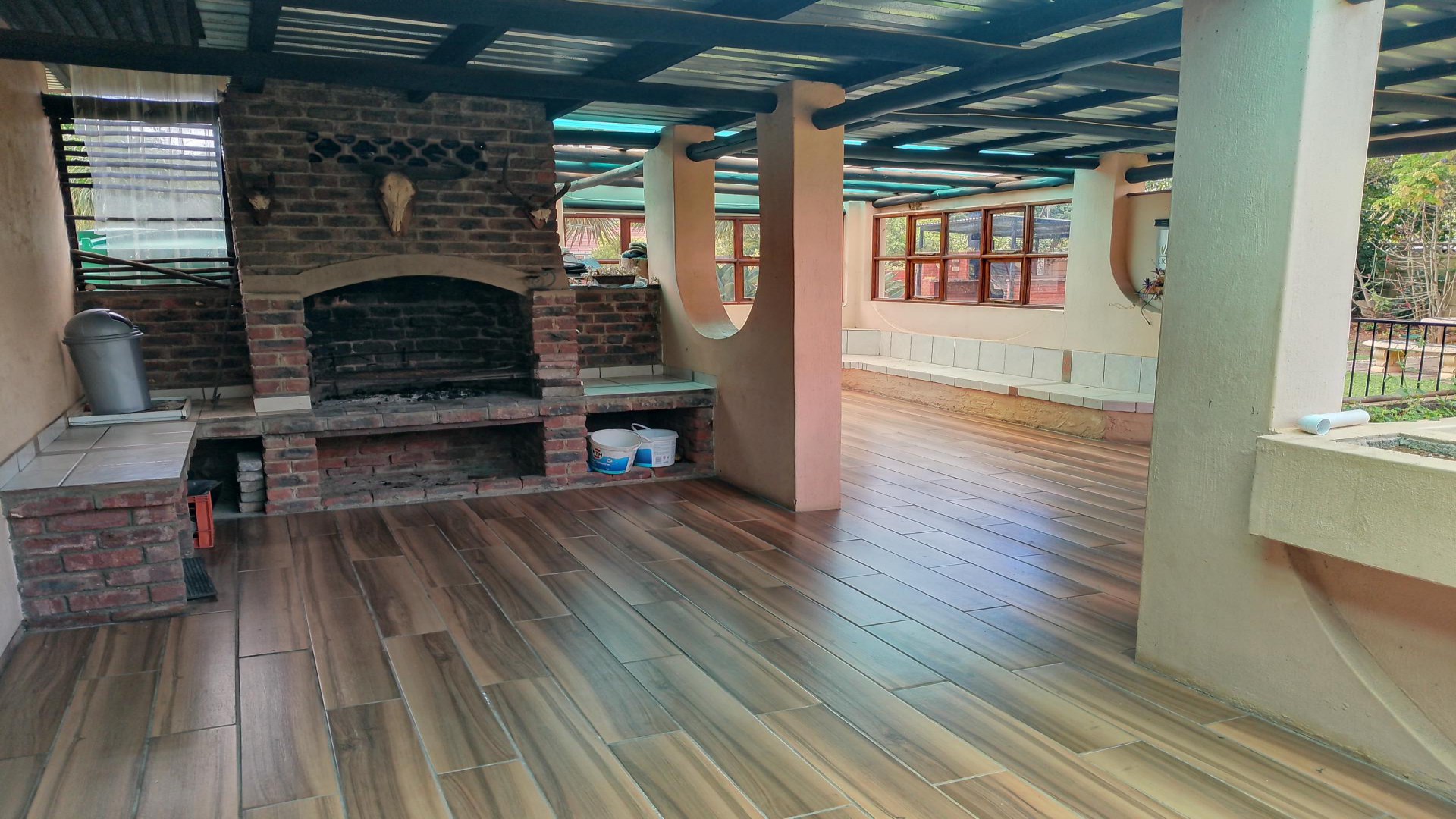 Patio of property in Vryheid