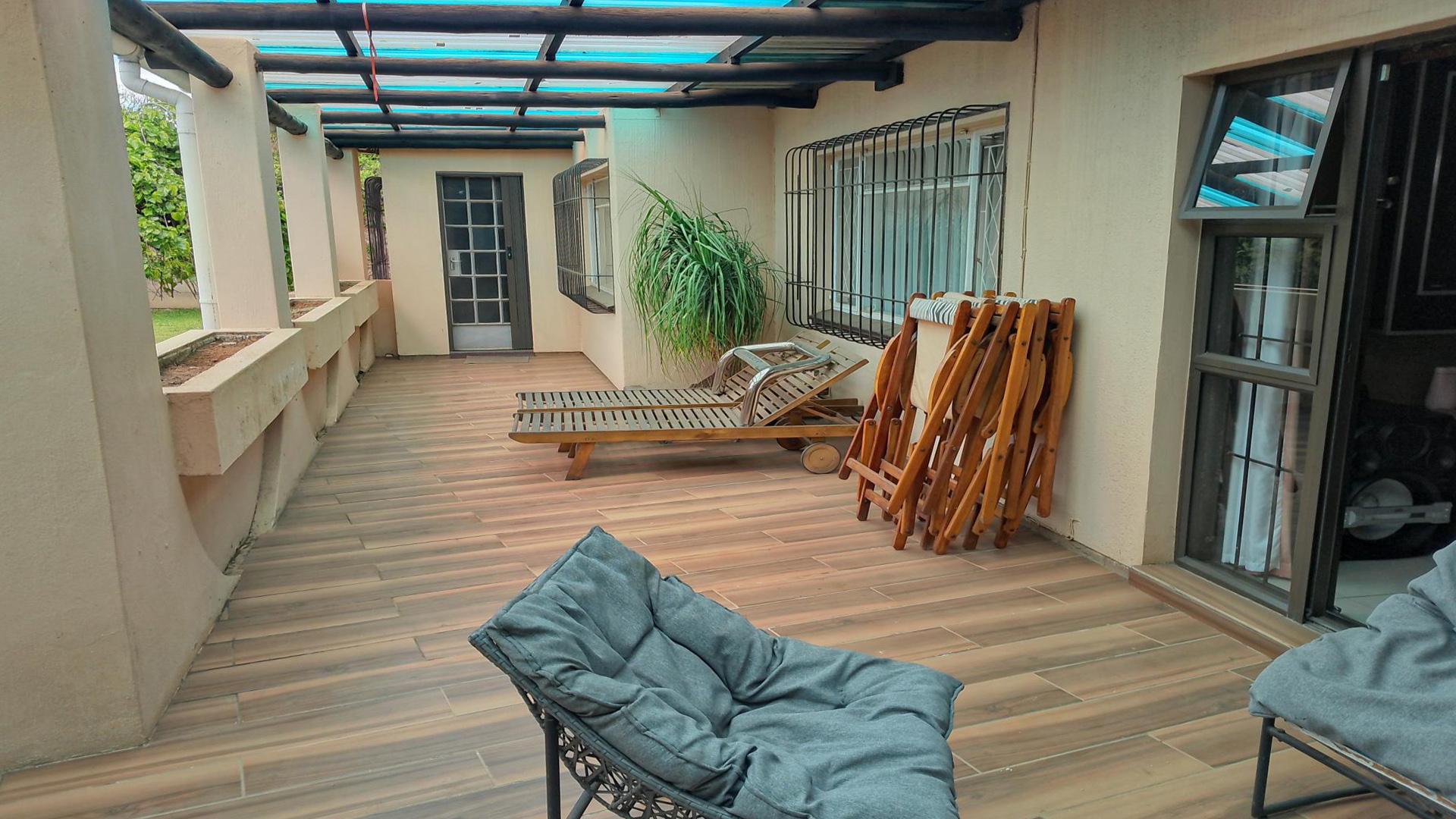 Patio of property in Vryheid