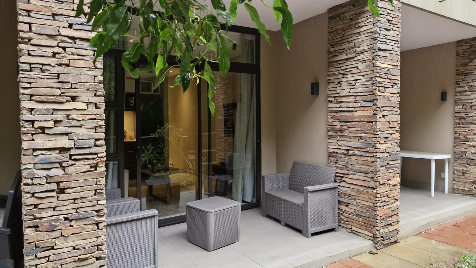 Patio of property in Port Zimbali