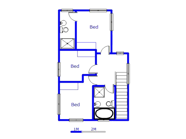 1st Floor - 63m2 of property for sale in Rua Vista