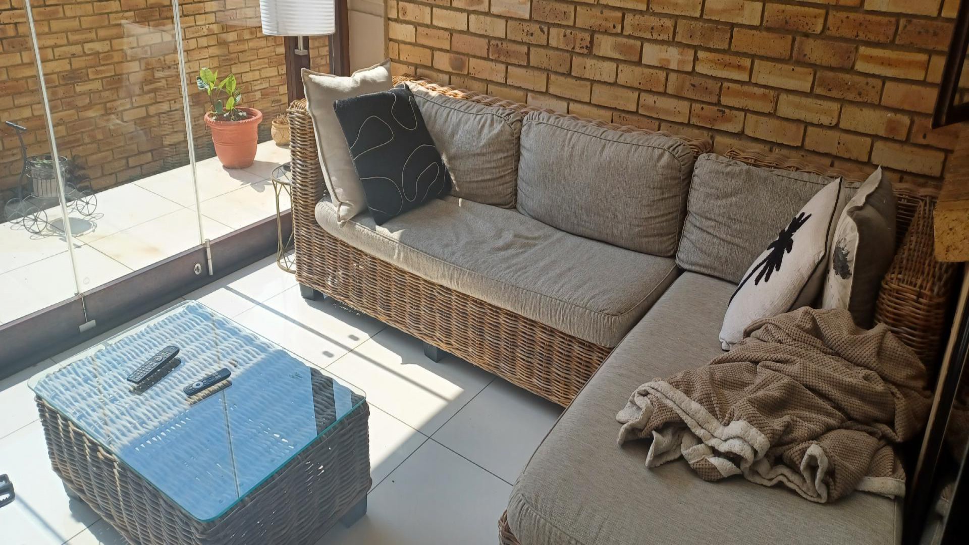 Patio of property in Beverley
