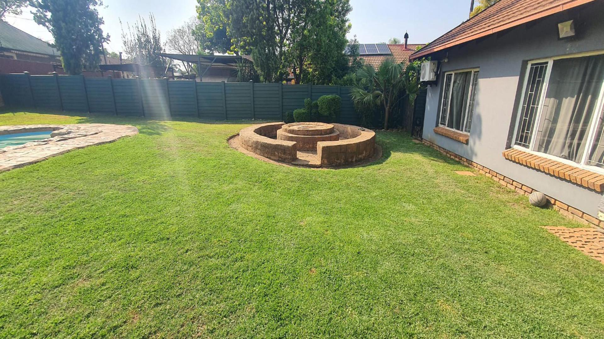 Backyard of property in Melodie