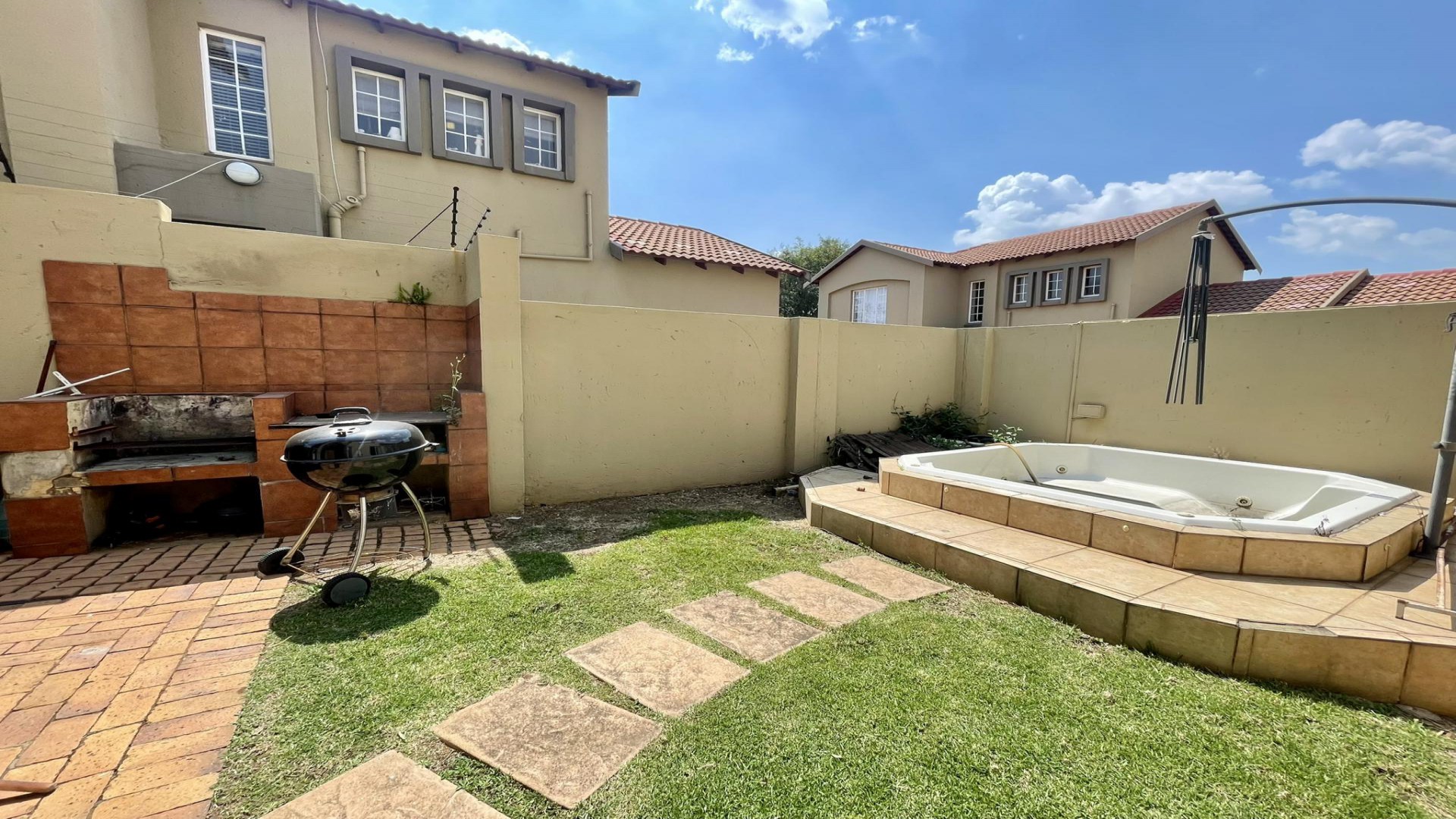 Backyard of property in Willowbrook