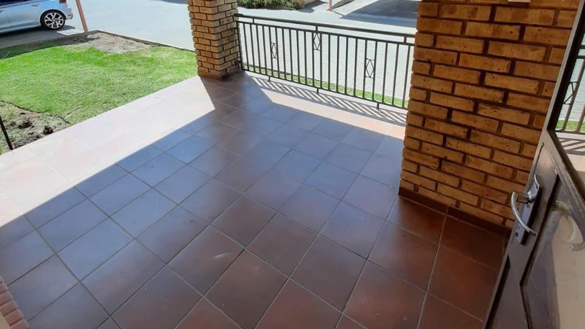 Patio of property in Vaalpark
