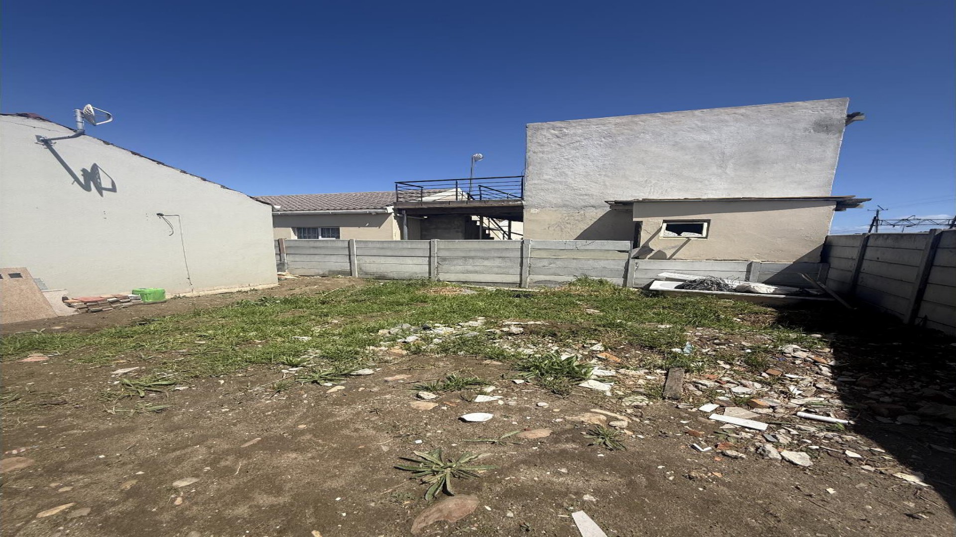 Backyard of property in Strand