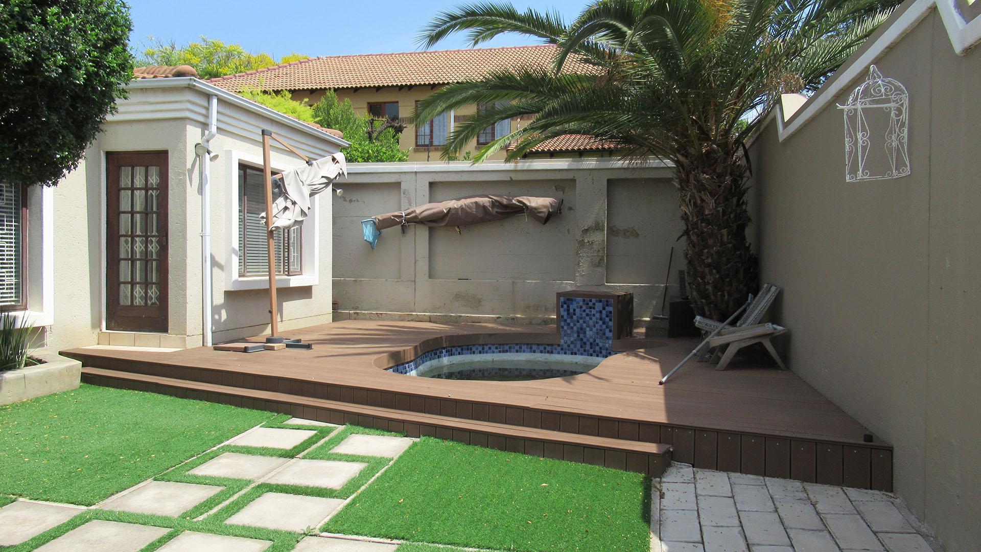 Backyard of property in Lone Hill