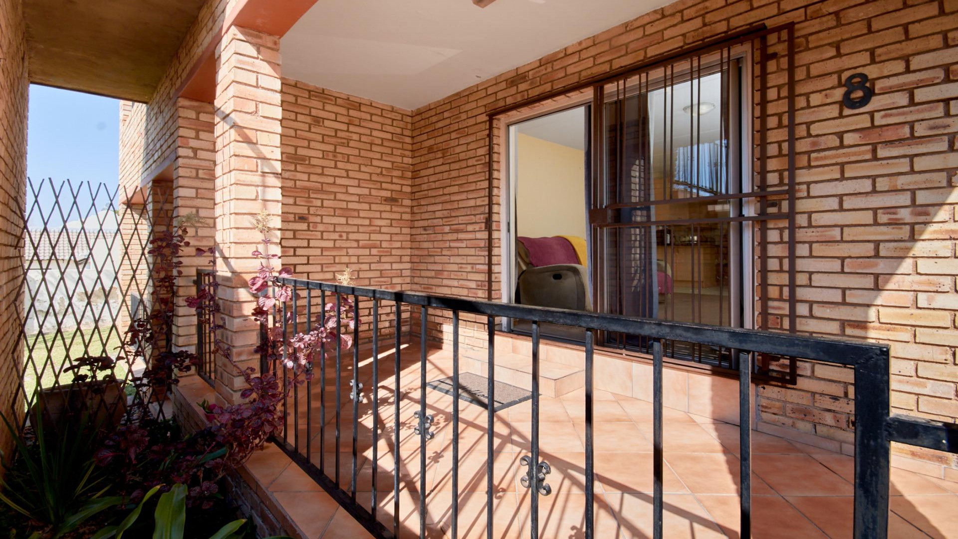 Patio of property in Little Falls