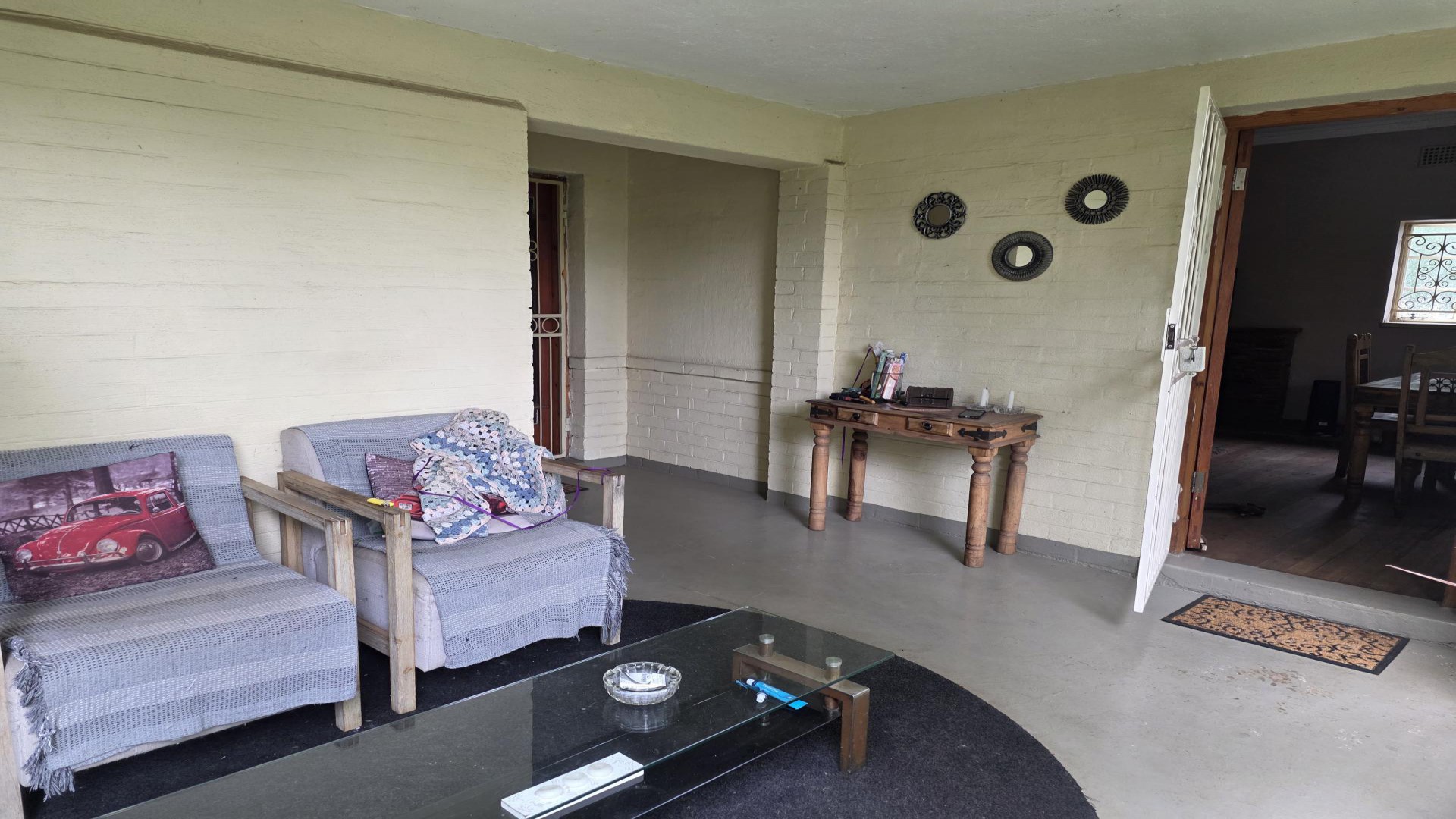 Patio of property in Rouxville - JHB